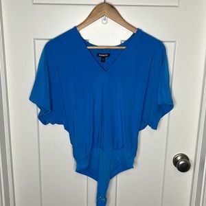 NWT blue body suit by express in XS